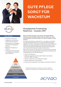 Fundraising Software RelaFund Flyer