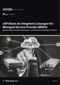 xSP Stack als integrierte Lösungen für Managed