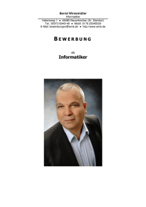 Informatiker - ICWConsult Bernd Winnemöller