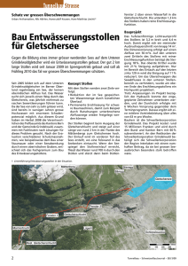 Artikel Zeitschrift Baujournal Sondernummer Tunnelbau 6/09