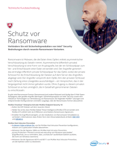 Technical Brief: How to Protect Against Ransomware