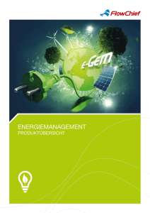 Energiemanagement e-Gem Produktübersicht