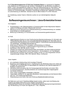 Softwareingenieure/innen / Java
