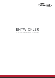 entwickler - Storecast