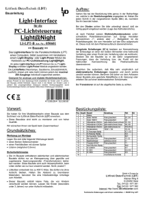 Light-Interface PC-Lichtsteuerung Light@Night