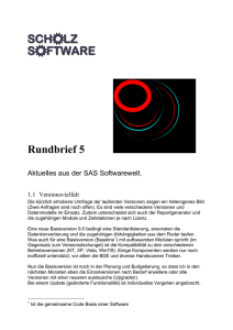 Rundbrief 5 - SCHOLZ SOFTWARE GmbH