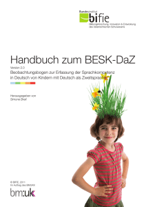 Handbuch zum BESK-DaZ Version 2.0 - sprich-mit