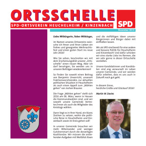 ORTSSCHELLE - SPD Heuchelheim