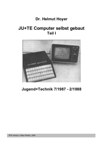 JU+TE Computer selbst gebaut