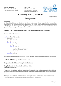 Grundlagen der Programmierung PRG-1