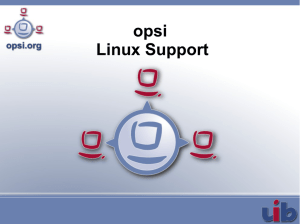 opsi Linux Support