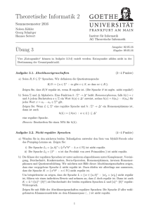Blatt 3 - Professur für Theoretische Informatik