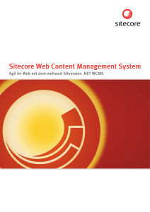 Sitecore Web Content Management System
