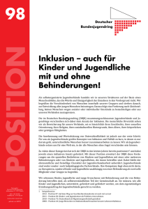 Inklusion - Deutscher Bundesjugendring