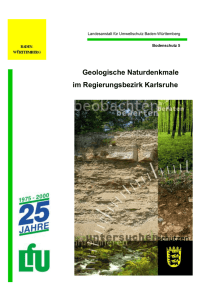 Geologische Naturdenkmale im Regierungsbezirk Karlsruhe