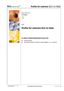 ELO Profile - AllesInOrdnung.de