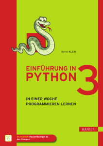 Einführung in Python 3 – In einer Woche programmieren