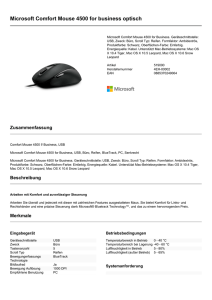 Microsoft Comfort Mouse 4500 for business optisch