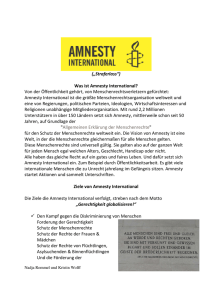 („Straferlass“) Was ist Amnesty International? Von der Öffentlichkeit