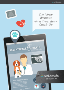 Schlütersche Check-Up Webseite Tierarzt Whitepaper