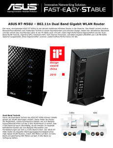 ASUS RT-N56U – 802.11n Dual Band Gigabit WLAN Router