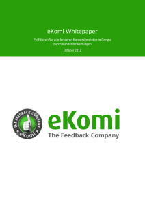 eKomi Whitepaper