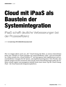 Cloud als Baustein der Systemintegration