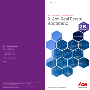 9. Aon Real Estate Konferenz