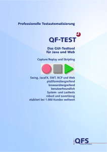 QF-Test - Professionelles GUI