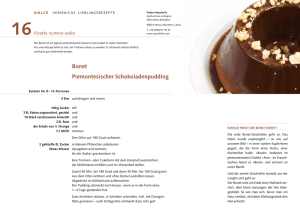 Bonet Piemontesischer Schokoladenpudding