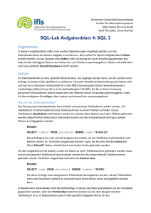 SQL-Lab Aufgabenblatt 4: SQL 2 - IfIS