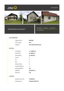 Kurz-Exposé für Objekt: *Zweifamilienhaus in Eberndorf