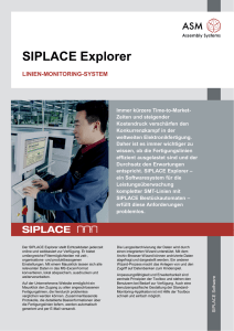 SIPLACE Explorer - ASM Assembly Systems