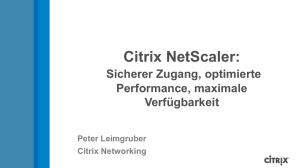 Citrix NetScaler - Arrow University
