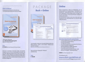 Buch + Online Online www.ebm-guidelines.at