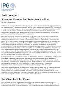 Putin reagiert - DGB-Bildungswerk NRW e.V.