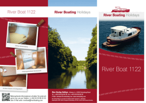 River Boat 1122 - River Boating Holidays