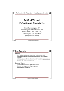 7437 - EDI und E-Business Standards