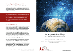 DAV-Zentren-Flyer - Deutscher Astrologen