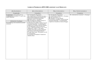 Vorschau Lehrplan HWS 2009