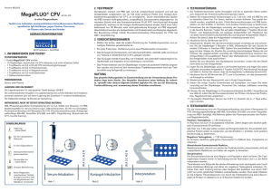 MegaFLUO® CPV - Gebrauchsinformation / Instructions for use