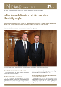 Interview mit Benno Fuchs, Direktor des Luzerner - IV