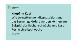 Knopf im Kopf - Universität Basel