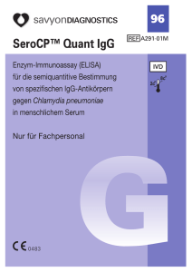 SeroCP™ Quant IgG Verwendungszweck