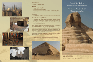 Reisebeschreibung als PDF - und Studienreisen nach Ägypten