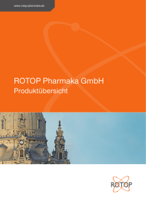 Produktübersicht - ROTOP Pharmaka GmbH