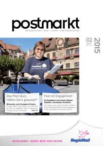 Postmarkt Herbst/Winter 2015