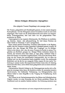 Gärtner Schäppis «Küsnachter Alpenglühn