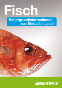 Fisch - Hintergrundinformationen zum