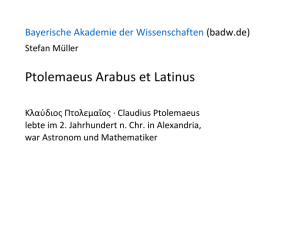 Ptolemaeus Arabus et Latinus